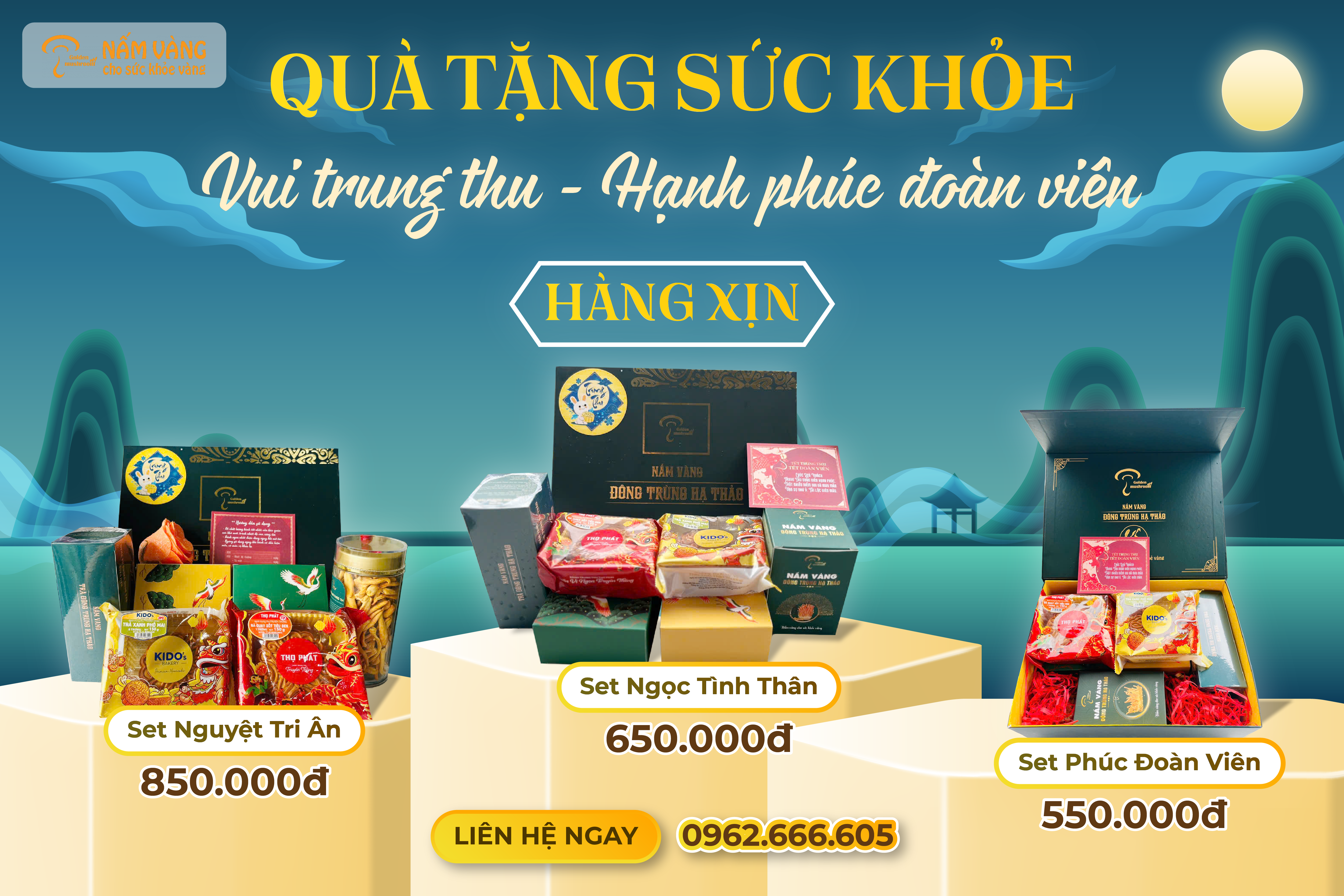 Quà Trung Thu kết hợp hương vị và sức khỏe