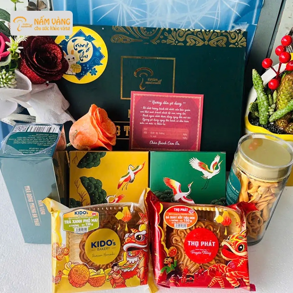 Set Nguyệt Tri Ân – quà tặng VIP của Nấm Vàng