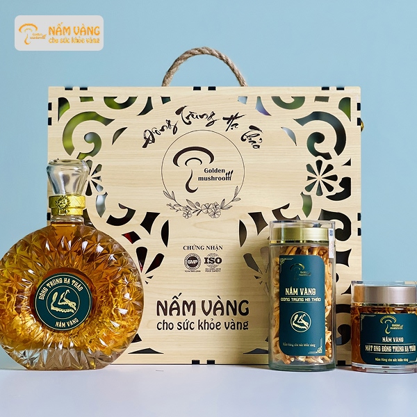 Hộp quà đông trùng hạ thảo An Khang cho sức khỏe